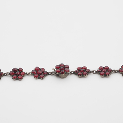 Antique Victorian Bohemian Garnet Necklace Rare 1850-1900 s