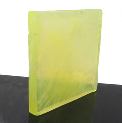 Czech milky uranium square glass block lampwork beading craft design art installation