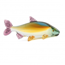 Czech Art Glass lampwork Tench fish figurine ornament