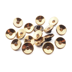 10 Gold Buttons Gold Lattice Buttons Plastic Buttons 18mm -  UK