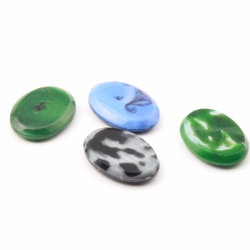 13mm 1/2 Flat Glass Marbles, Clear, Glass Gems, Cabochons, Mosaics