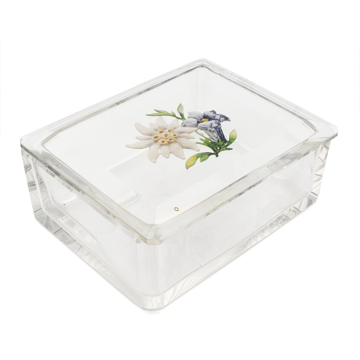 Crystal Picture Box - Flower