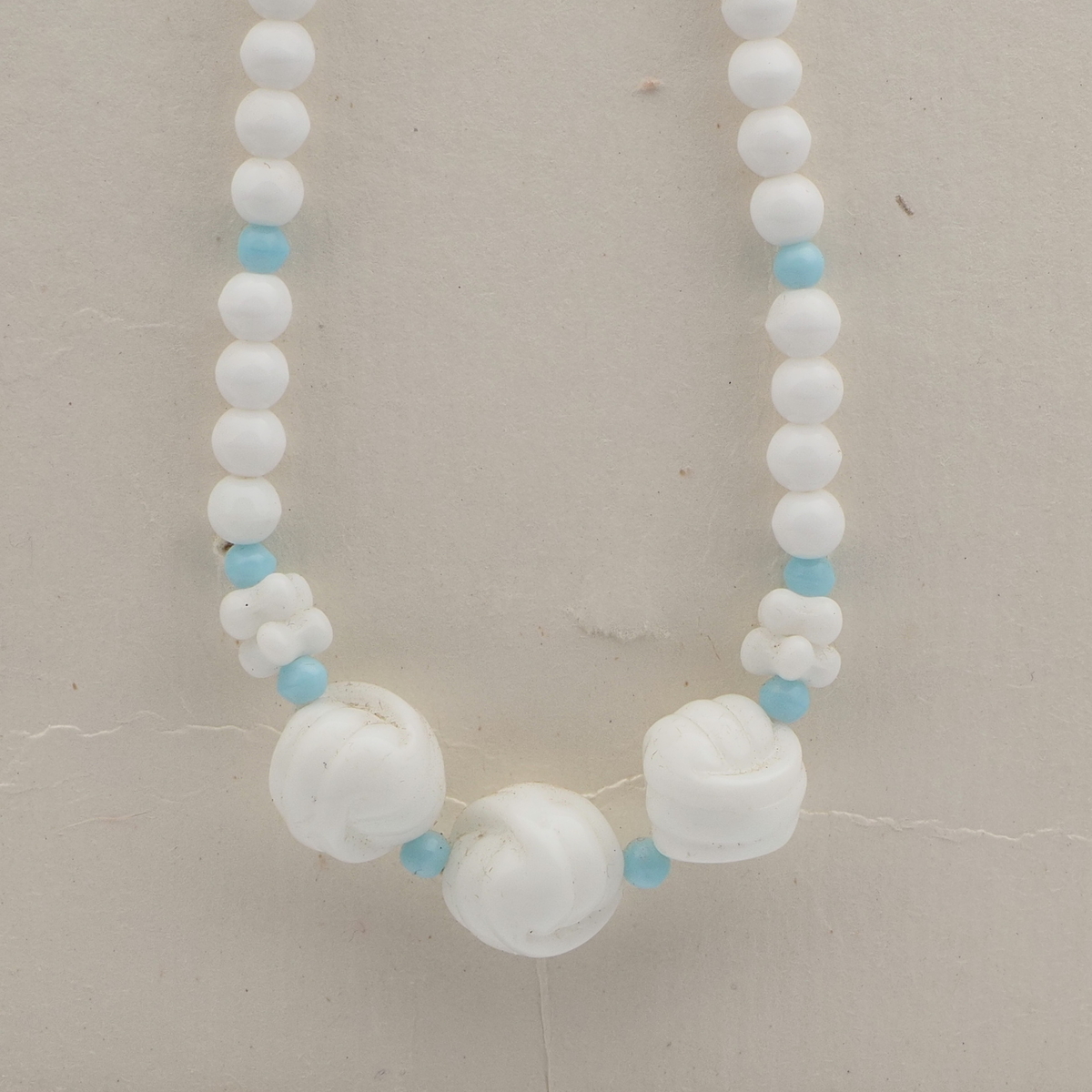Hand Knotted Rondelle ite Bead Necklace