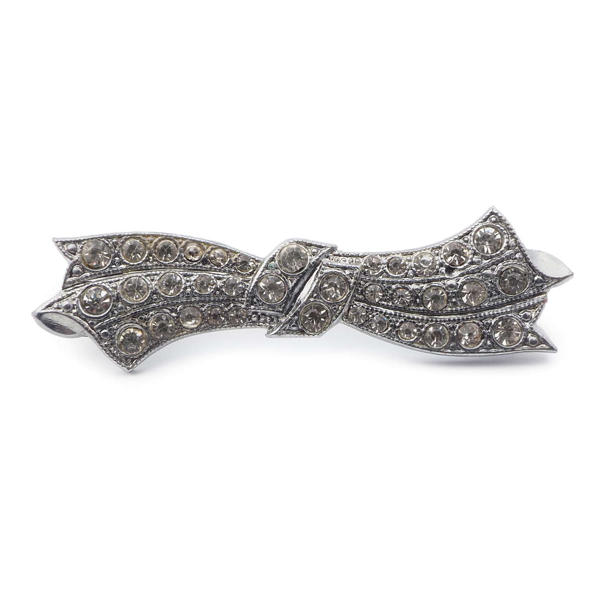 Bow Brooch (Rhodium)